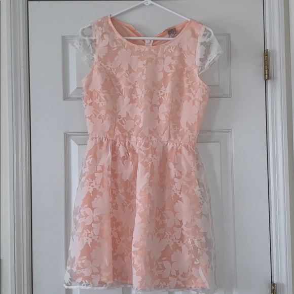 BEAUTIFUL BLUSH FIT AND FLARE - Picture 1 of 5